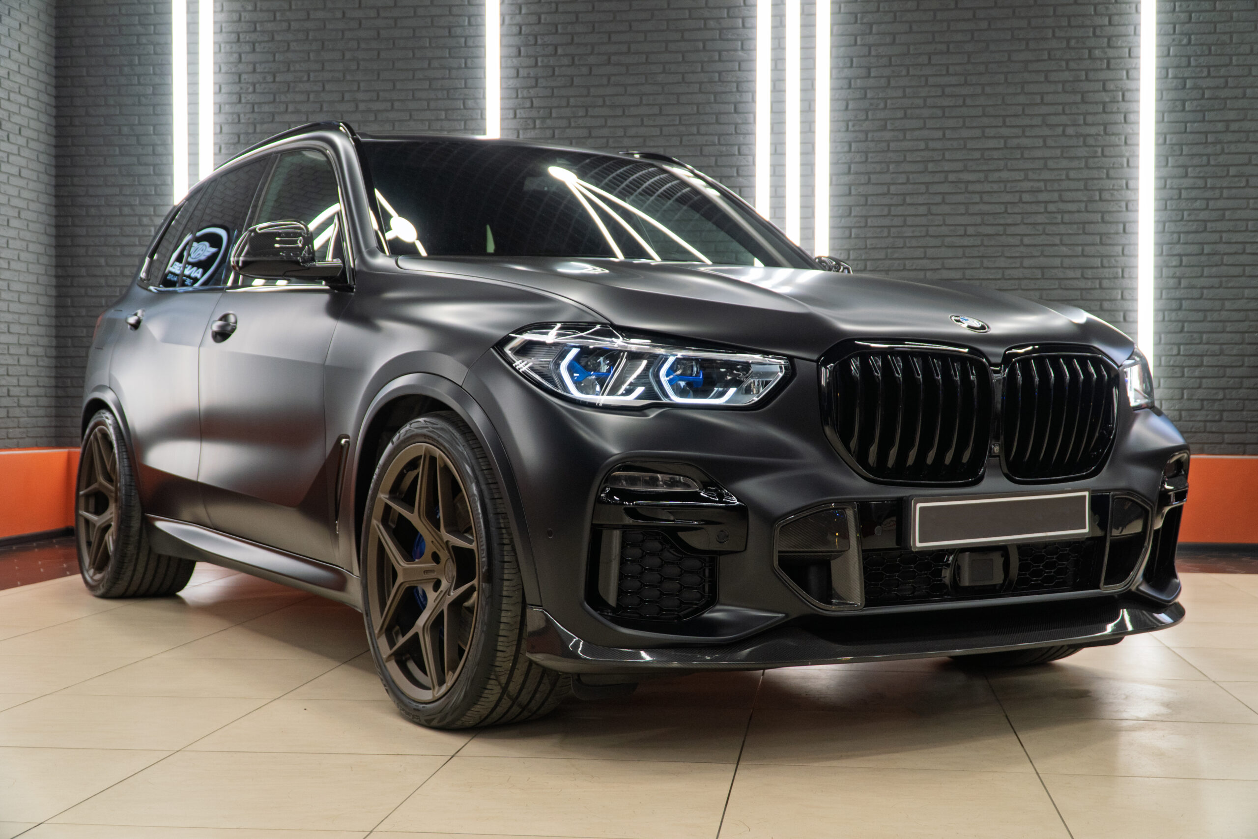 Matte black BMW X5