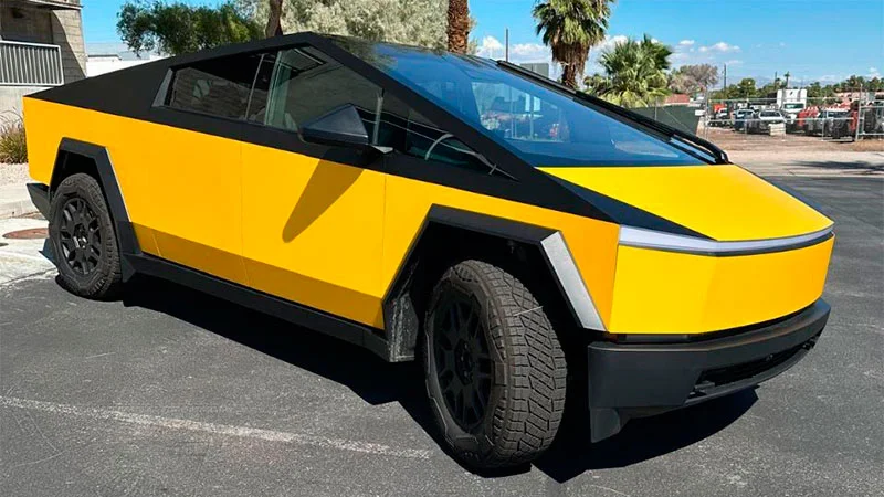 Tesla Cybertruck Vinyl Wrap in Las Vegas, NV