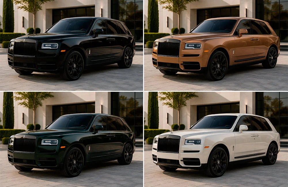 Luxury colour change vehicle wraps