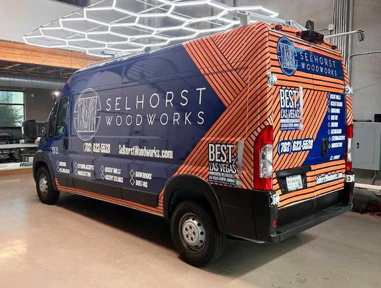 Commercial van wraps